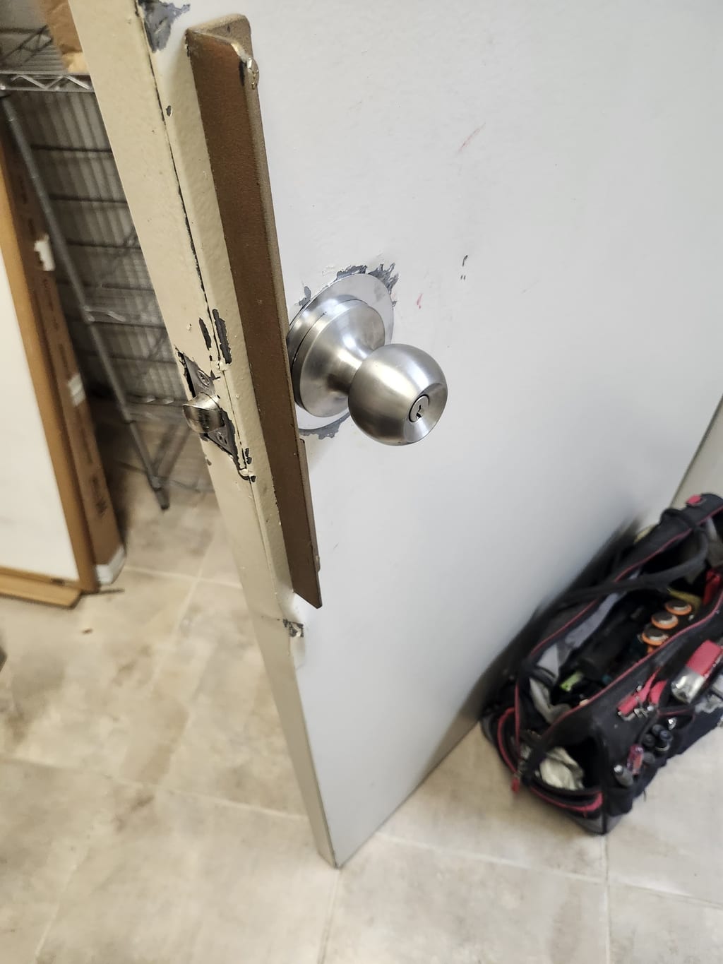 Commercial Door Knob Install in Park Slope, Brooklyn by Sunny Locksmith