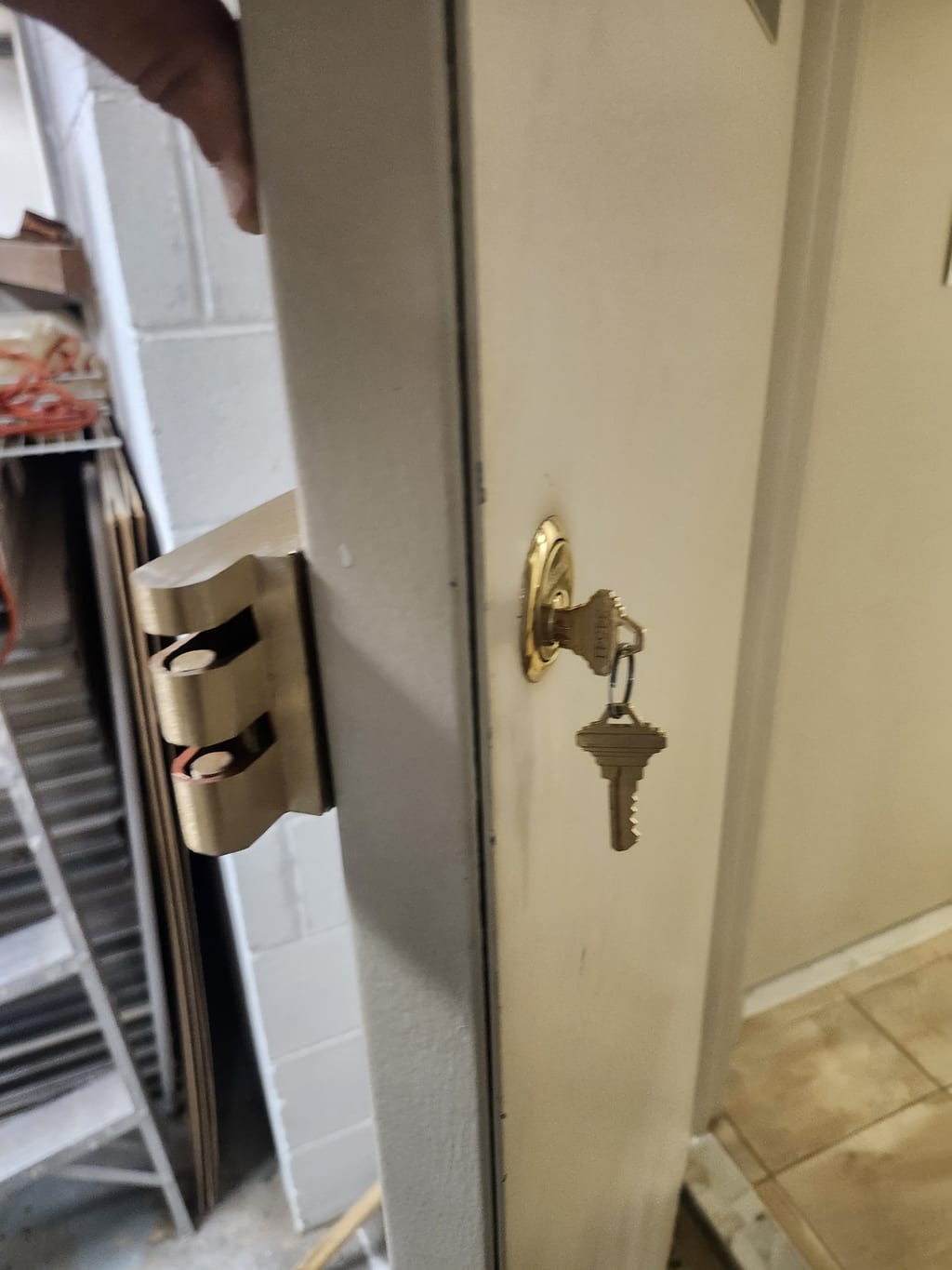 Jimmy-Proof Lock Install in Brooklyn Heights, Brooklyn by Sunny Locksmith (photo 3)
