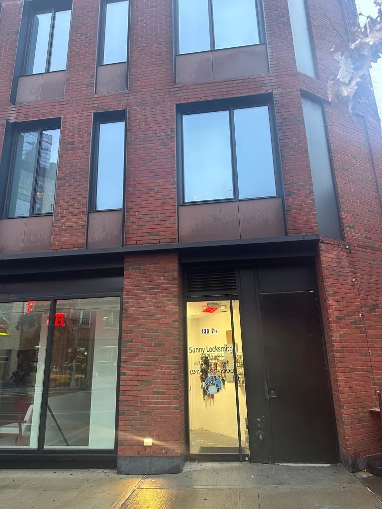 Remote and key hardware stocked at the Sunny Locksmith shop in the West Village